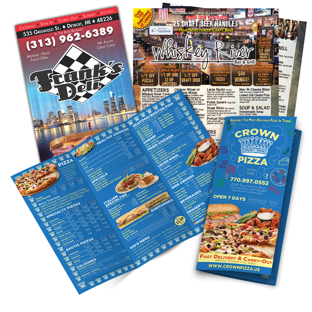 Sample Take Out Menus